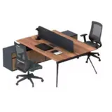 JVmoebel Arbeitstisch Arbeitszimmer Möbel Bürotische Laptoptisch Computertisch Büromöbel (1-St., 1x nur Arbeitstisch), Made in Europa braun