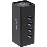 InLine USB-Hub, 4x USB-A 3.0 USB-B 3.0 [Buchse] (35395A)