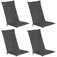 Beautissu Loft HL 120x50x6cm Graphitgrau 4tlg