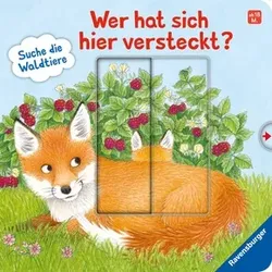 Wer hat sich hier versteckt? Suche die Waldtiere