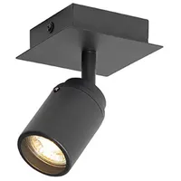 QAZQA - Moderner Badspot schwarz quadratisch IP44 - Ducha