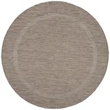 KADIMA DESIGN Balkonteppich Einfarbig 200 x 200 cm Braun