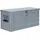 deluke DELUKE® Aluminiumbox mit Deckel - Abschließbar Alubox Deichselbox Alu Anhängerbox Werkzeugkiste Metall Transportbox Metallkiste, 80x30x35cm Silber