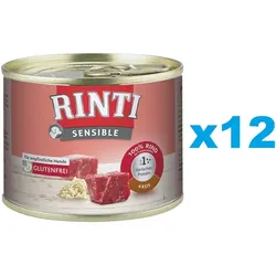 RINTI Sensibles Rindfleisch mit Reis 12x185g