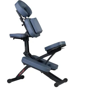 Master Massage Rio Klappbarer Mobiler Massagestuhl mit Koffer-Königsblau