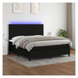 vidaXL Boxspringbett 180 x 200 cm Schwarz