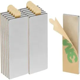 ECENCE Neodym Magnete 12 Stück selbstklebend, - 30x10x1mm