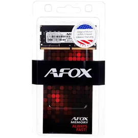 AFOX DDR4 8G 2400 SO DIMM Speichermodul GB 1 x 8 GB 2400 MHz, DDR4-RAM, SO-DIMM), CL17 Negro