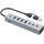 Conceptronic USB-Hub 7-Port USB 3.0 Hub, 5Gbps, USB-C x 3, USB-A x 4