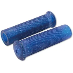 Lenkergriffe Custom Retrostyle für 7/8 Zoll Lenker (22mm) in blau metalflake, blau