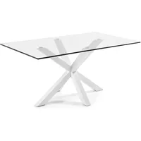 Kave Home Esstisch Arya 160 x 90 cm Glas