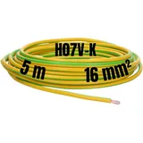Lapp Lapp, 5m H07V-K 16 mm2 grün-gelb - Schutzleiter Erdungskabel - Aderleitung