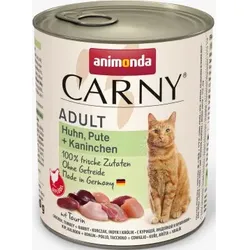 Katzen - Nassfutter ANIMONDA Carny Adult Huhn + Pute + Kaninchen, 800 g