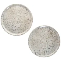 2er Set Pizzateller STONE DROPS 33cm - ZDRO