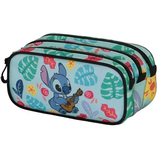 Disney Lilo und Stitch Guitar-Fan Trick-Federmäppchen 2.2, Grün, 23 x 11 cm
