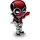 Pandora Marvel Deadpool Charm rot 793360C01