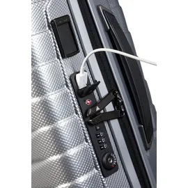 Samsonite Proxis 4-Rollen Cabin 55 cm / 38-44 l silber