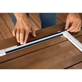Tesa FALT 100 x 220 cm anthrazit/anthrazit kürzbar