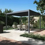 BellaVista Oasis 3,6 x 4 m inkl. 4 Seitenteile Anthrazit