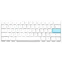 Ducky One 2 Pro Mini White Edition Gaming Tastatur, RGB LED - Kailh Red (US)