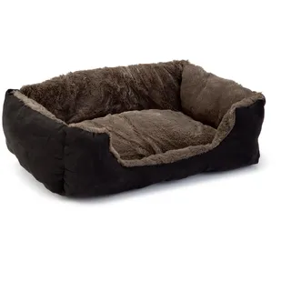 beeztees Baboo, Katzenbett, taupe/schwarz, 48x37x18 cm