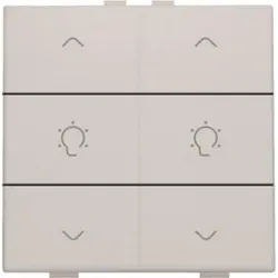 Niko Züblin 102-51046 Doppel Dimmersteuerung für Niko Home Control, light grey 10251046