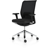 Vitra - ID Mesh, nero / Aluminium poliert