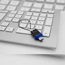 Verbatim Store 'n' Go Dual 64 GB schwarz/blau USB 3.0