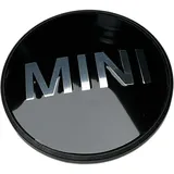 Mini 36131171069 Original-Radnabenabdeckung, schwarz, mit Mini-Schriftzug, 50 mm