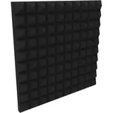 Akustikplatte Schallabsorber 50X50X5 cm Zur Akustischen Behandlung. Nicht Vakuumverpackt (Schwarz)