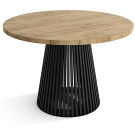 sepromeble DUSTO Ø 120 cm bis 220 cm braun/schwarz