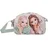 DEPESCHE 13312 TOPModel Summer Feeling - Kleine Umhängetasche in Rosa, mit Model Motiv und Blumen Muster, Handtasche mit verstellbarem Gurt - S