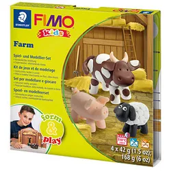 STAEDTLER Modelliermasse FIMO® kids Farm mehrfarbig