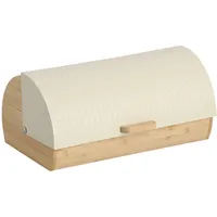 Zeller Brotkasten Bambus/Metall, creme