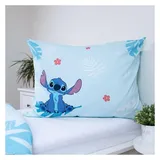 Jerry Fabrics Lilo & Stitch Kinderbettwäsche Blau 140 x 200 cm + 70 x 90 cm