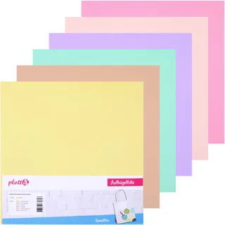 Plottix SpeedFlex Pastell 30 cm x 30 cm Bundle mit 6 Farben