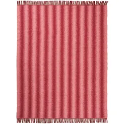 Schneid - Tide Wolldecke, burgundy & blush