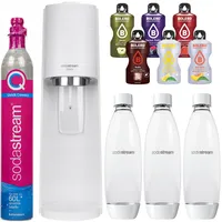 Wassersprudler SodaStream Terra White + 3 Flaschen, Weiß, 1L + Bolero