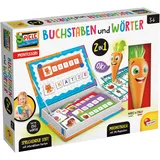 Lisciani LISCIANIGIOCHI 301014 Montessori Carotina - Buchstaben und Wörter 2 in 1