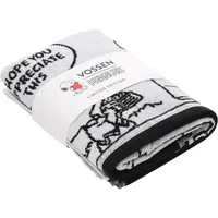 VOSSEN Peanuts Moments Handtuch 50 x 100 cm schwarz/weiß