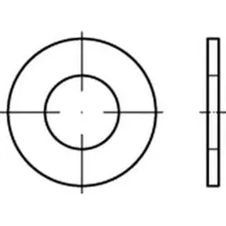 Scheibe Standard ähnl. DIN 134 Stahl 54x105x7mm