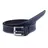 Ladeheid Kindergürtel Leder 2,5 cm Blau/Weiß 74