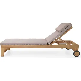 Axi Rama Sonnenliege 200 x 65 x 30 cm Beige