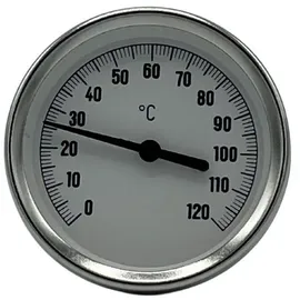 feueranker® Bimetall Thermometer Zeigerthermometer 0-120°C Tauchhülse