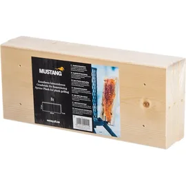 Mustang Flammlachs Bretter 39,5 cm x 17 cm x 3 cm Nadelholz