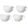 Ritzenhoff & Breker Cappuccinotasse 0,3 l Weiß 4 St.