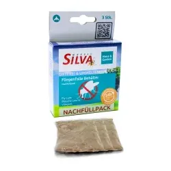 SILVA Nachfüllbeutel für Fliegenfalle 2003 , 1 Packung = 3 Ersatzbeutel