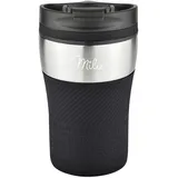 MILU Isolierbecher 0,21 l Schwarz 2 St.