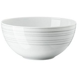 Rosenthal Schüssel TAC Gropius Stripes 2.0 Bowl 14 cm, Porzellan weiß