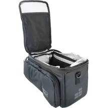 CON-TEC Fahrrad-Gepäckträgertasche Via.Back RT, 32 L, wasserabweisend, mit Regenhaube, schwarz